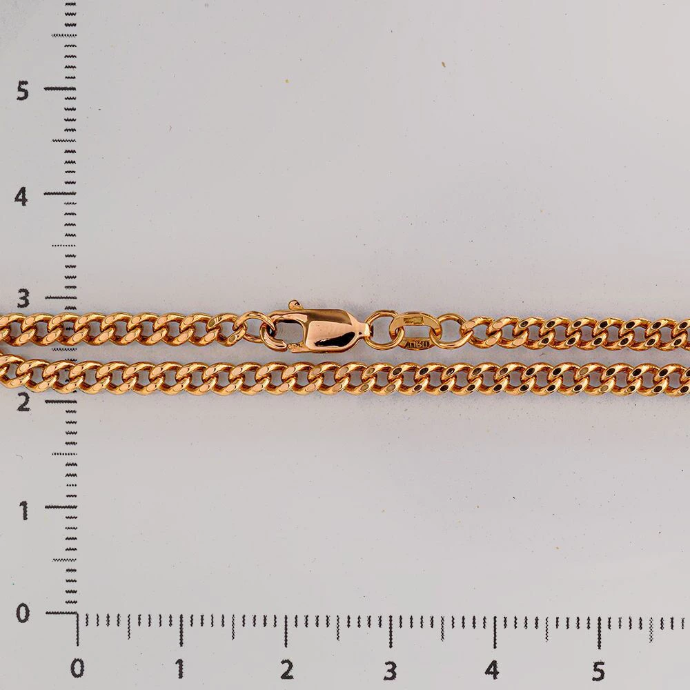Цепь из красного золота 585 пробы