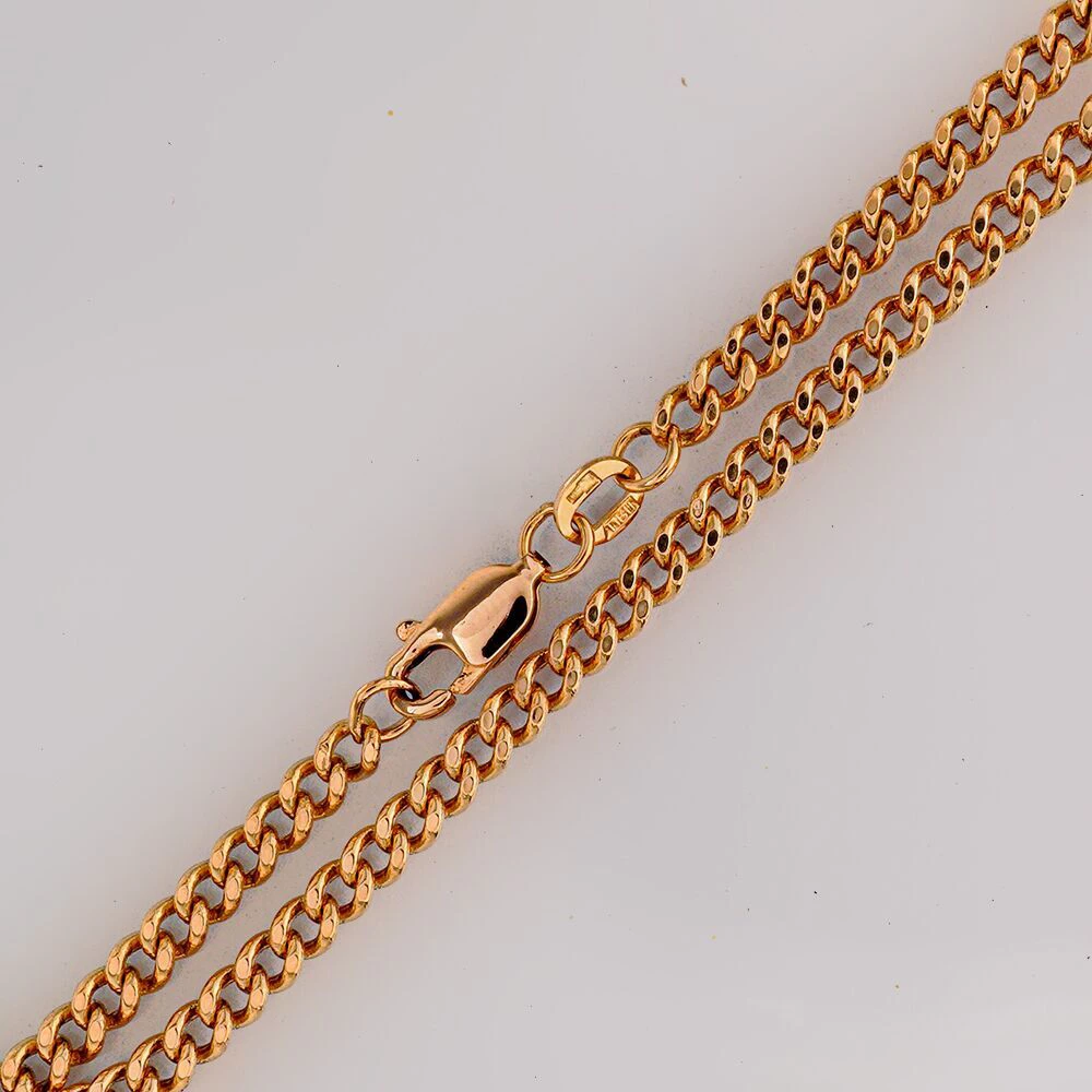 Цепь из красного золота 585 пробы