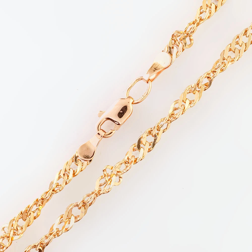 Цепь из красного золота 585 пробы