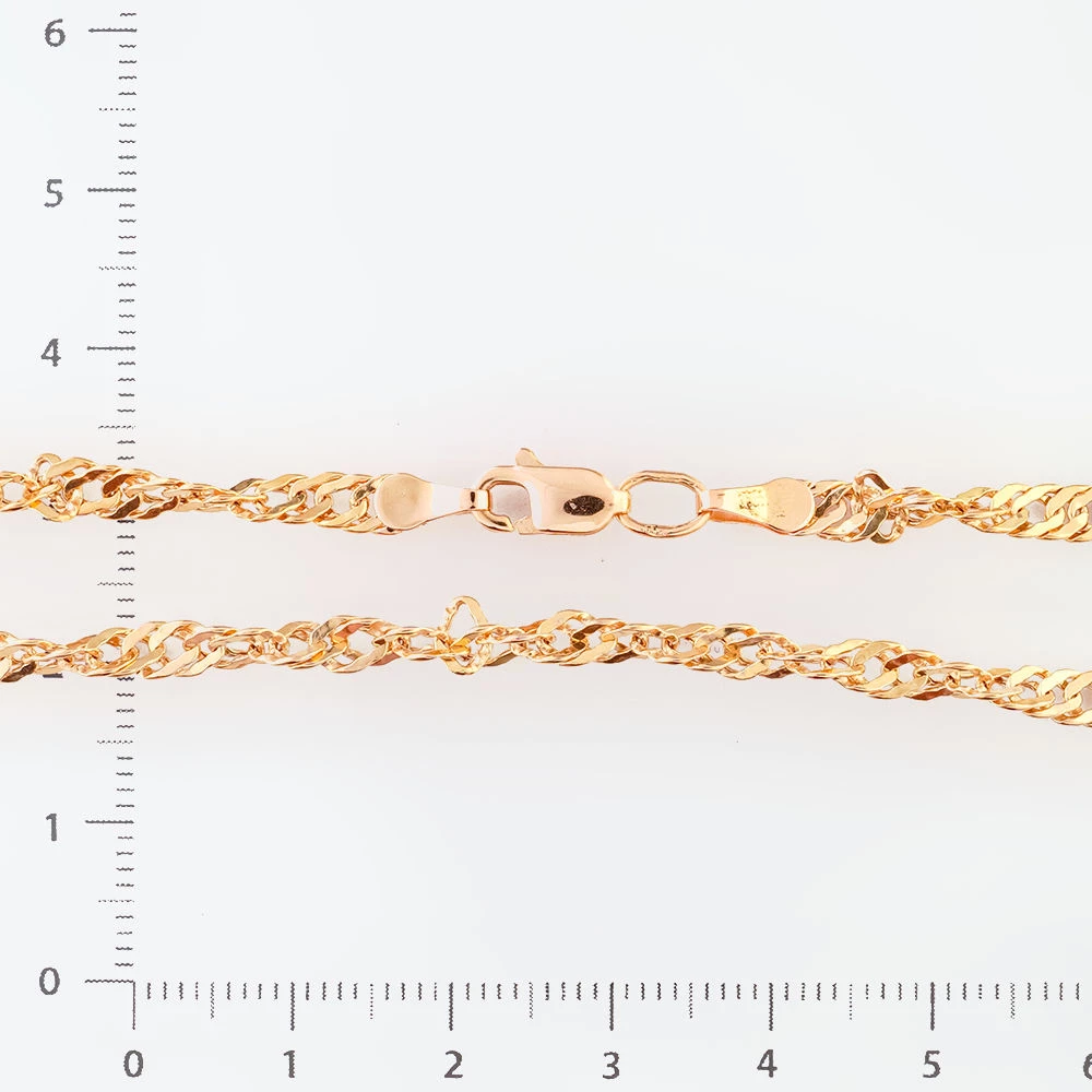 Цепь из красного золота 585 пробы