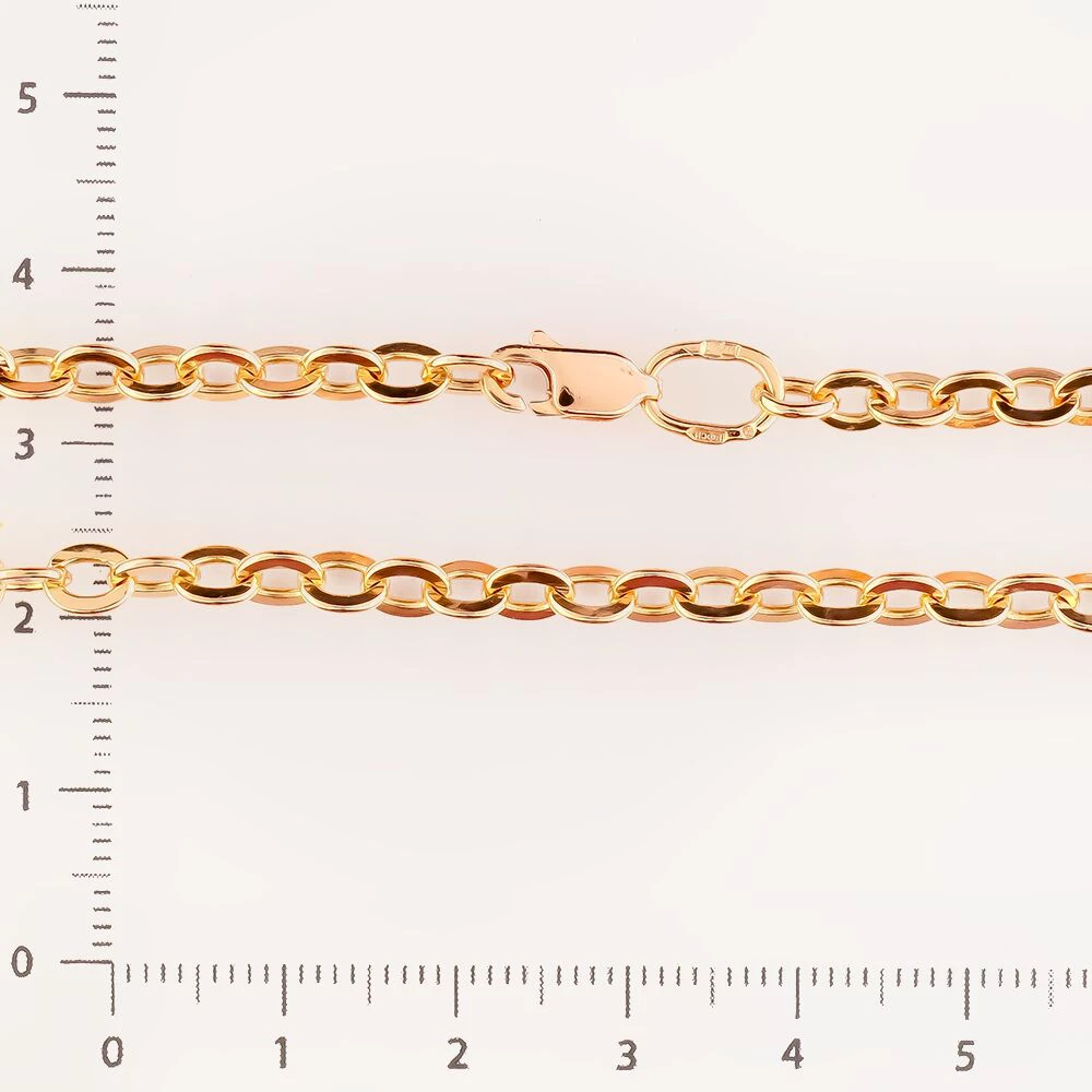 Цепь из красного золота 585 пробы