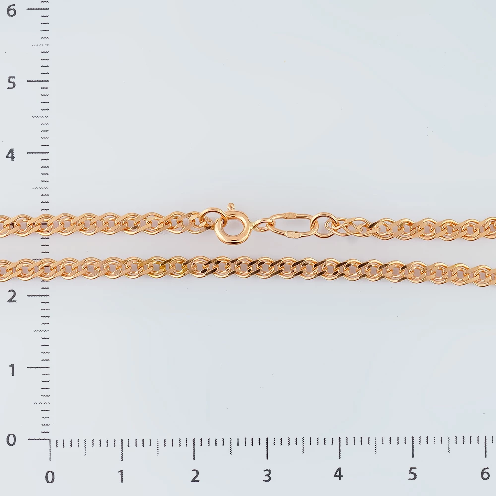 Цепь из красного золота 585 пробы