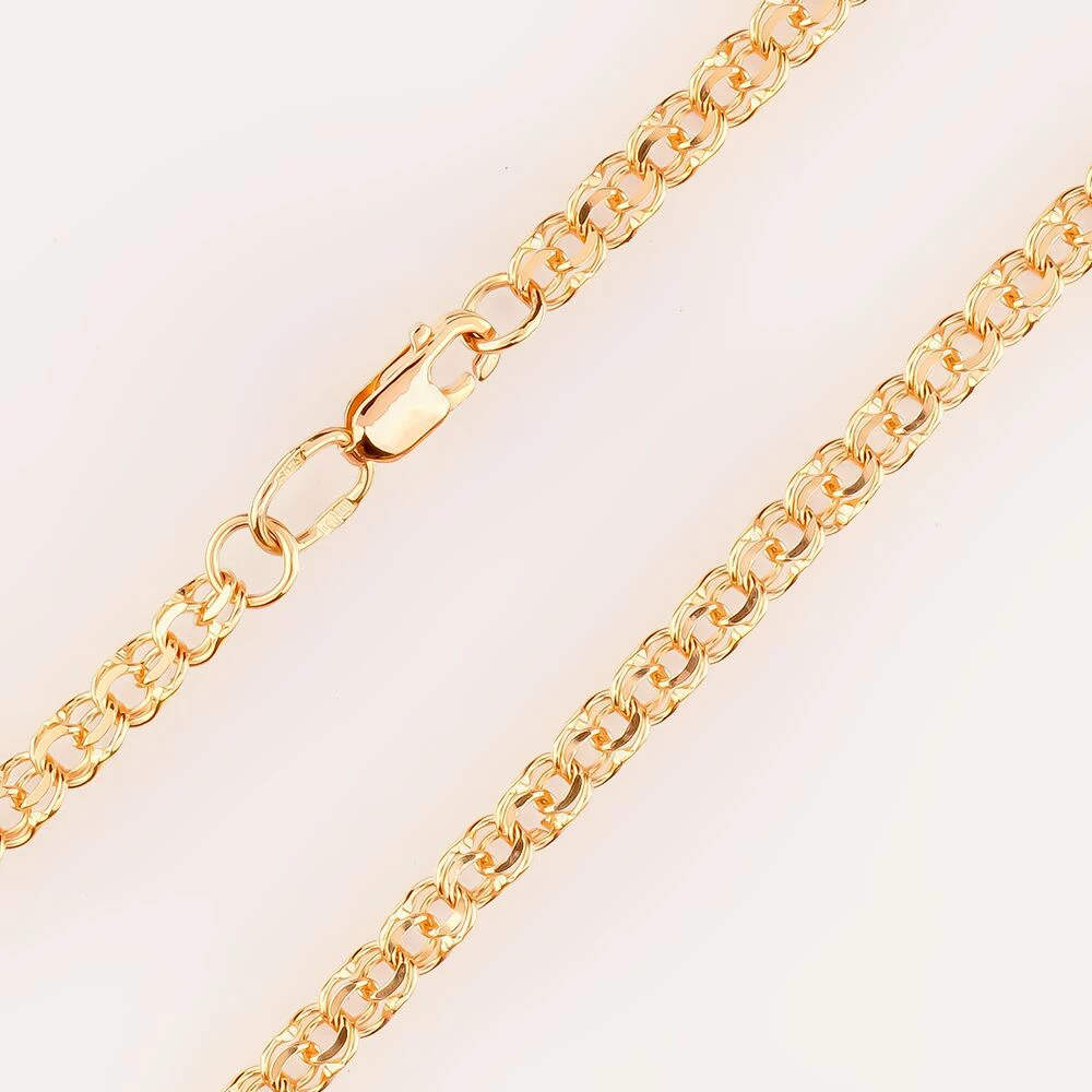 Цепь из красного золота 585 пробы