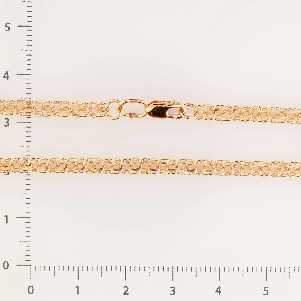 Цепь из красного золота 585 пробы