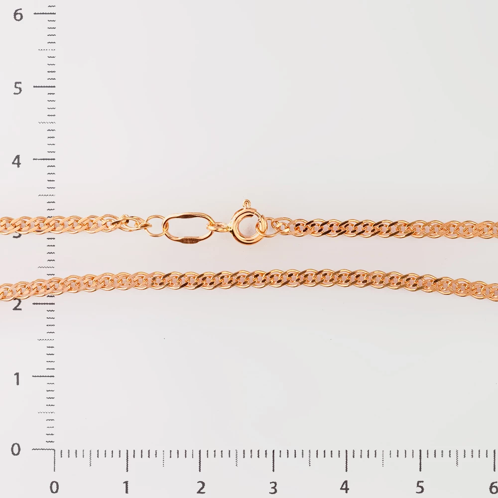 Цепь из красного золота 585 пробы