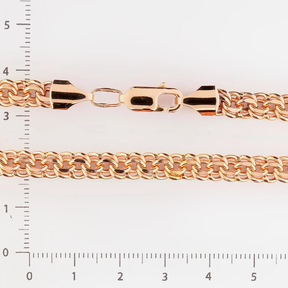 Цепь из красного золота 585 пробы