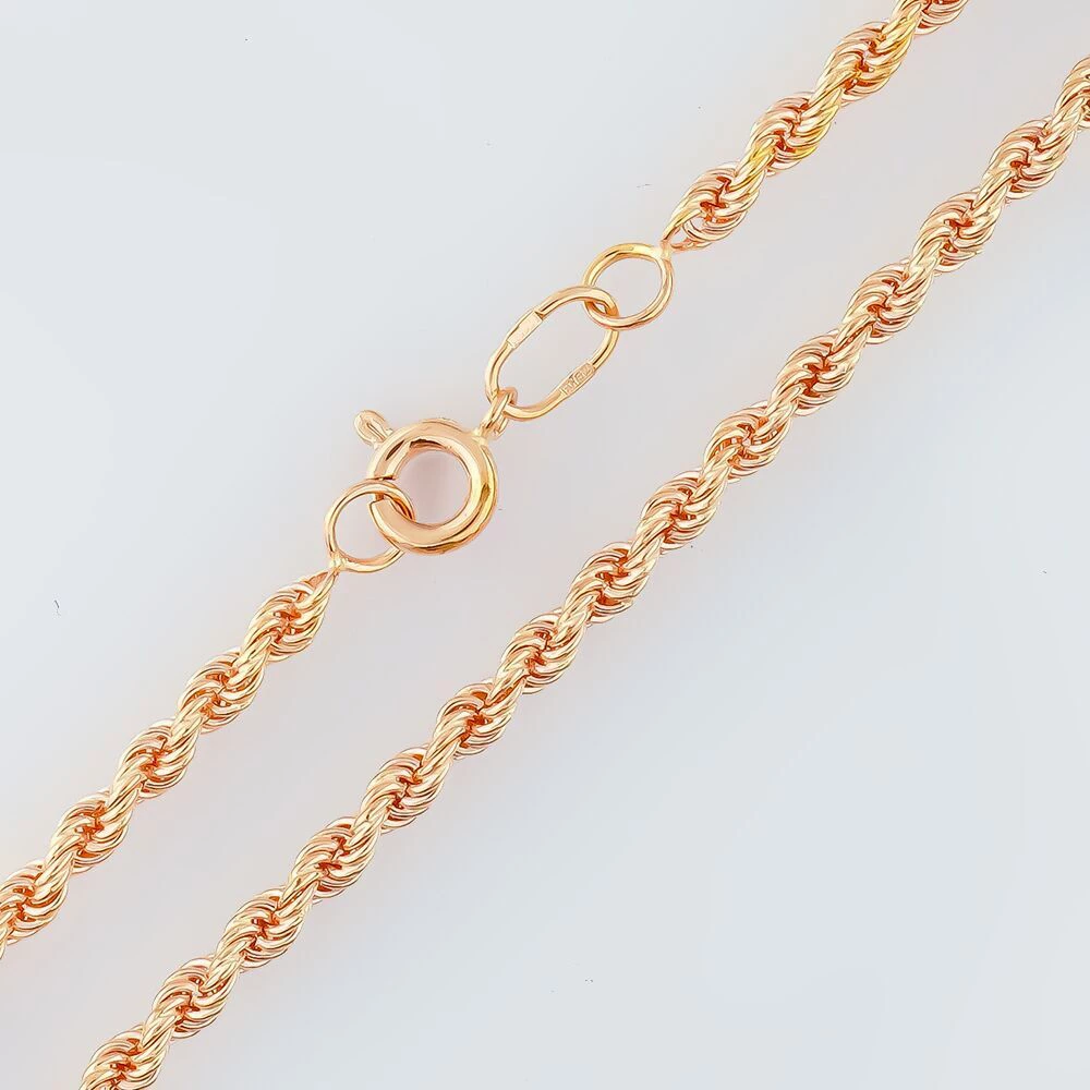 Цепь из красного золота 585 пробы