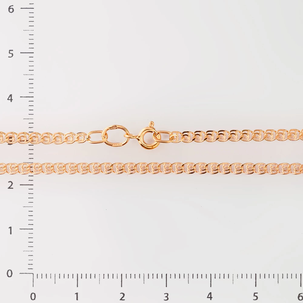 Цепь из красного золота 585 пробы