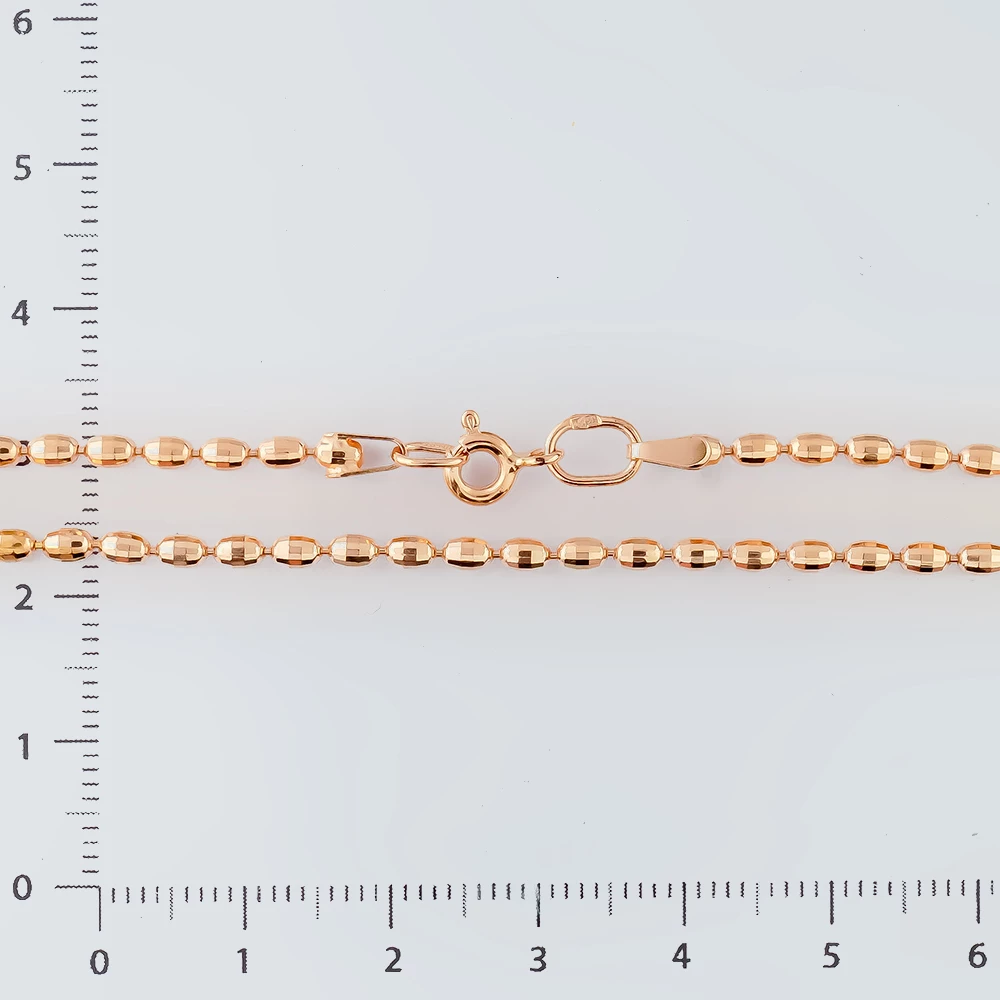 Цепь из красного золота 585 пробы