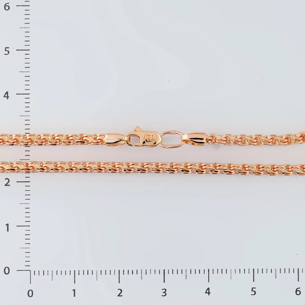 Цепь из красного золота 585 пробы