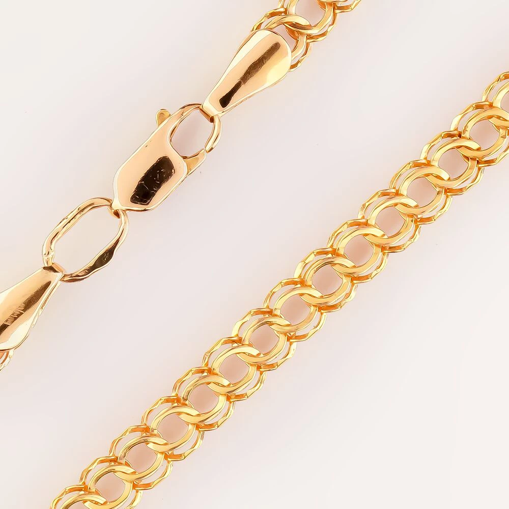 Цепь из красного золота 585 пробы