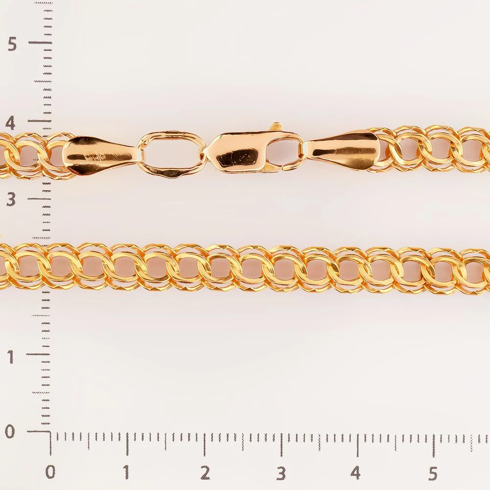 Цепь из красного золота 585 пробы