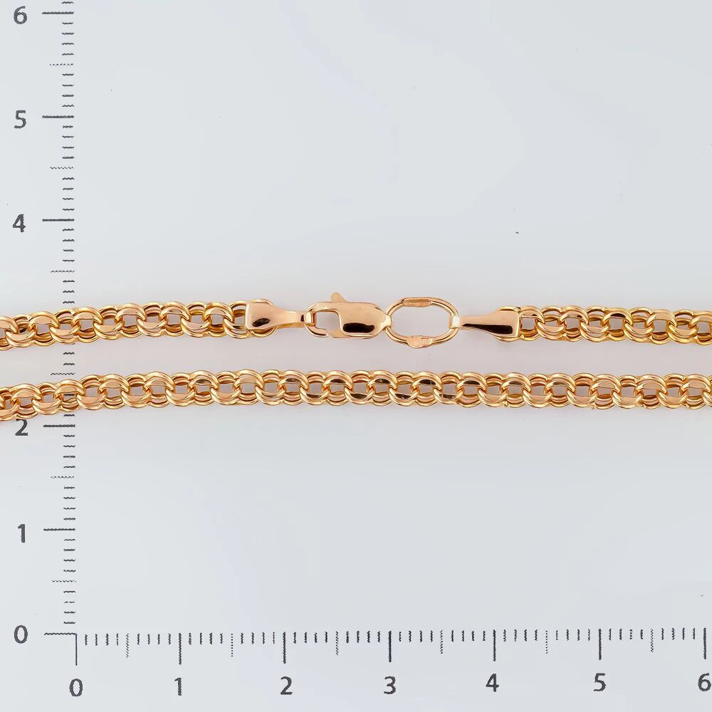Цепь из красного золота 585 пробы