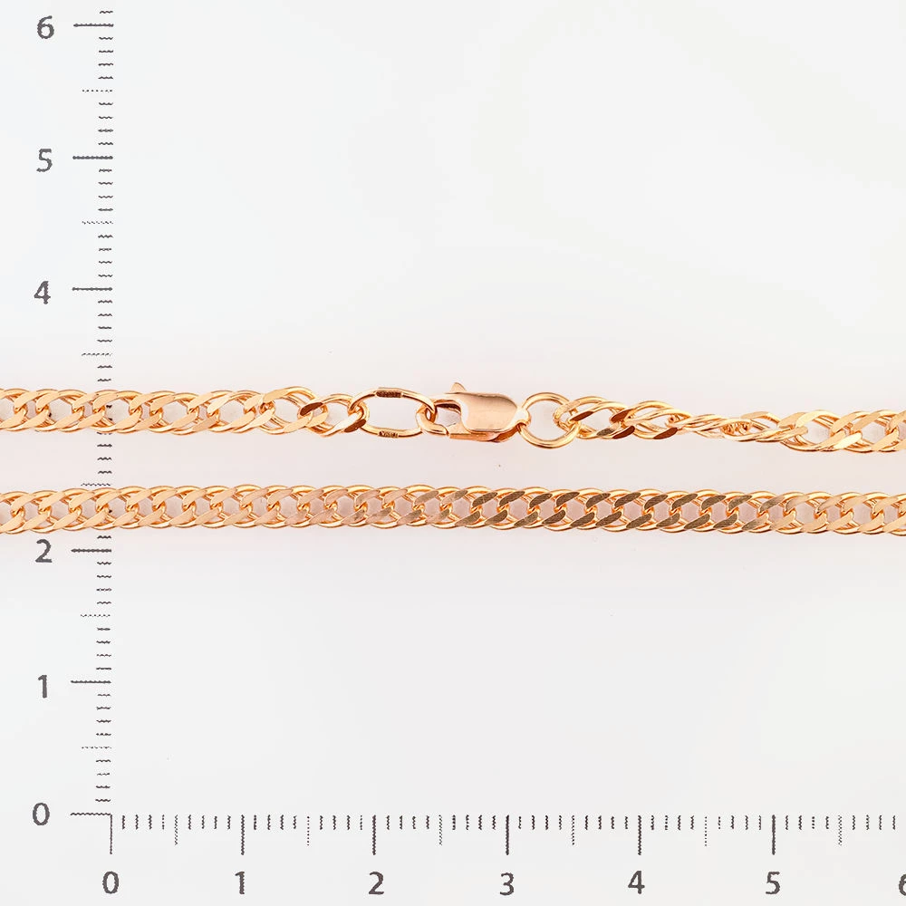 Цепь из красного золота 585 пробы