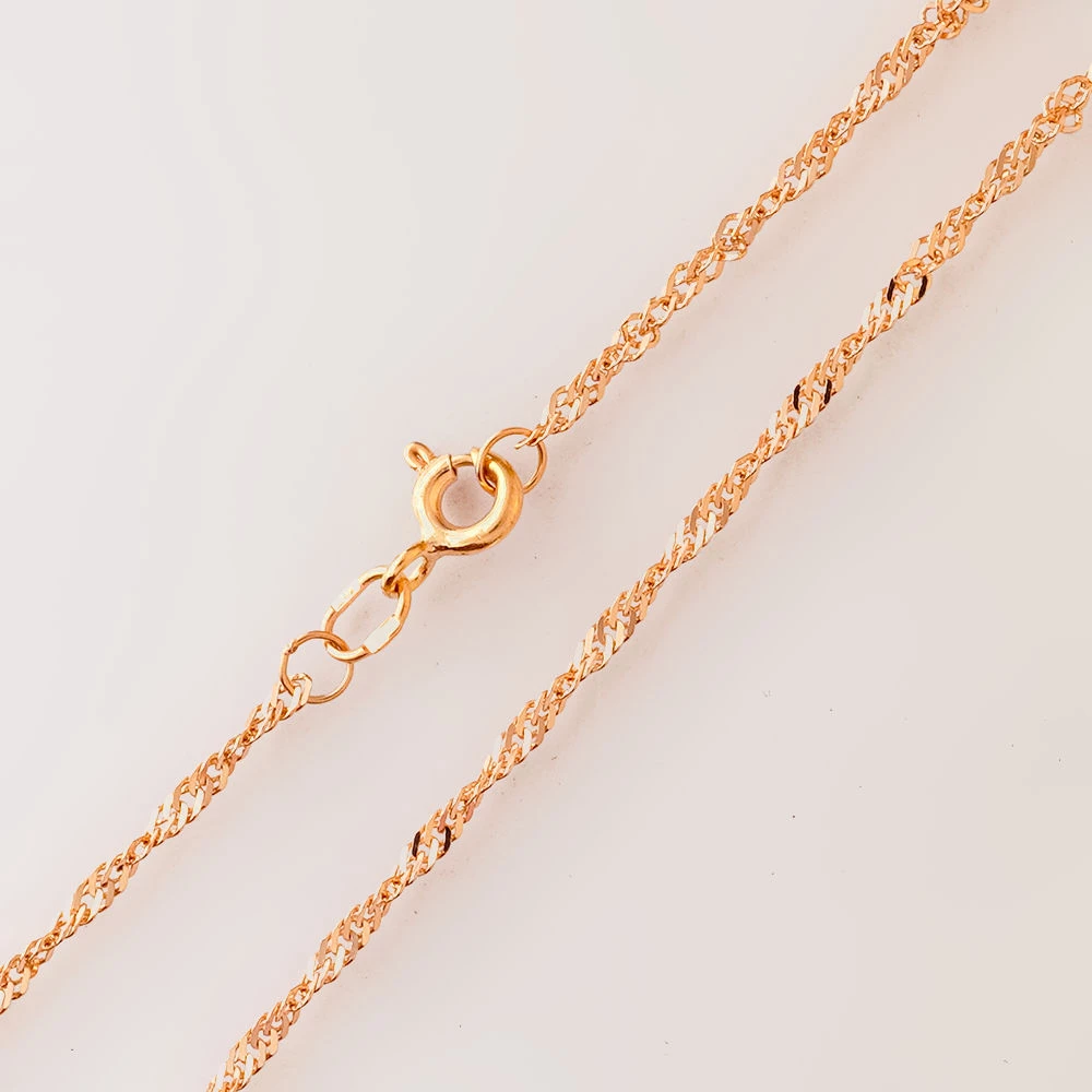 Цепь из красного золота 585 пробы