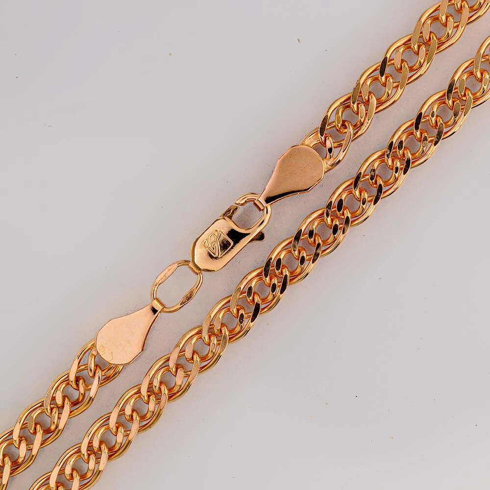 Цепь из красного золота 585 пробы