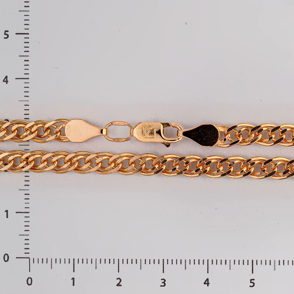 Цепь из красного золота 585 пробы