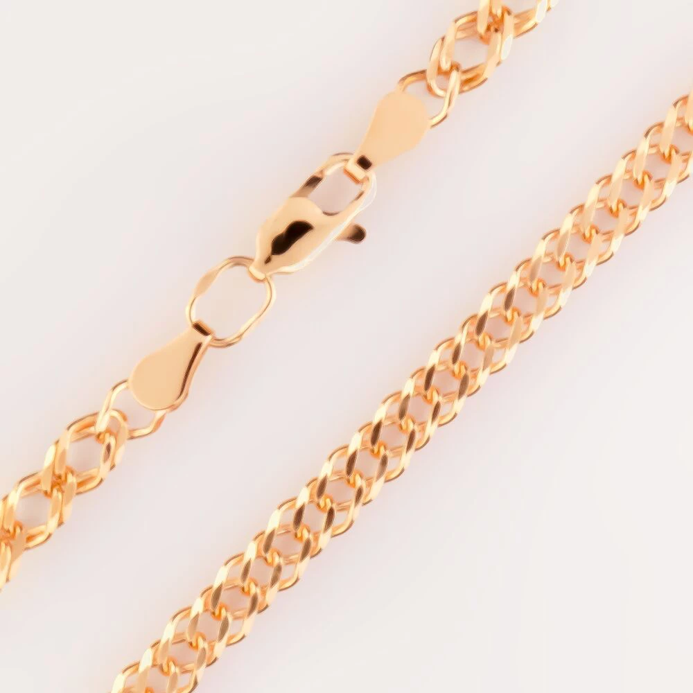 Цепь из красного золота 585 пробы