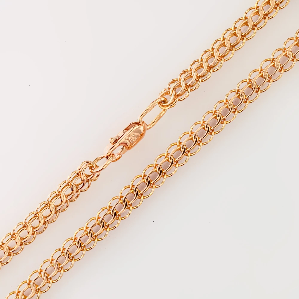 Цепь из красного золота 585 пробы