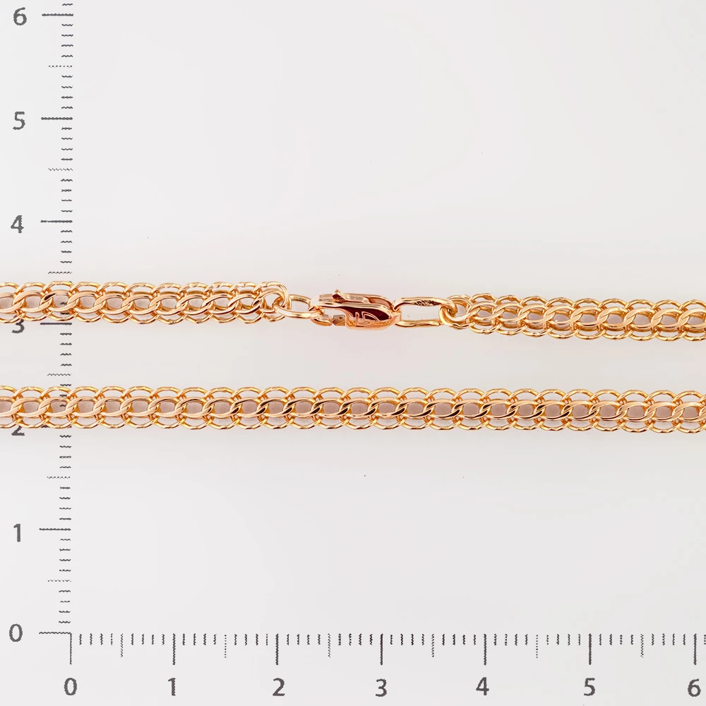 Цепь из красного золота 585 пробы