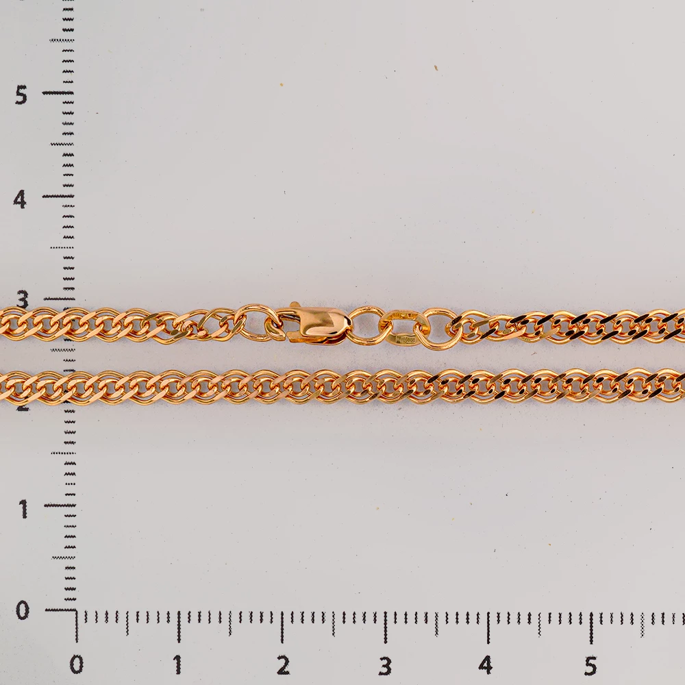 Цепь из красного золота 585 пробы