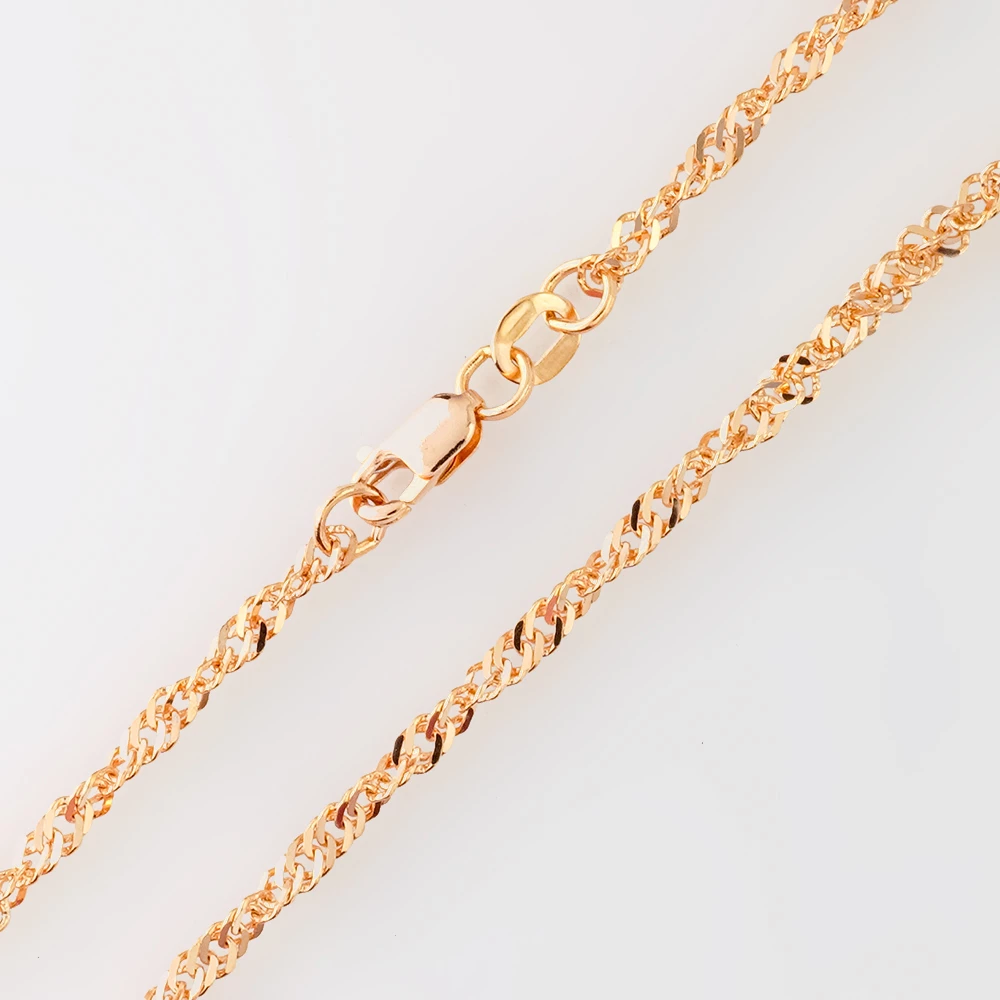 Цепь из красного золота 585 пробы