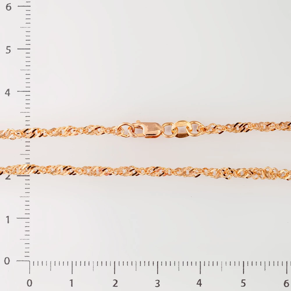 Цепь из красного золота 585 пробы