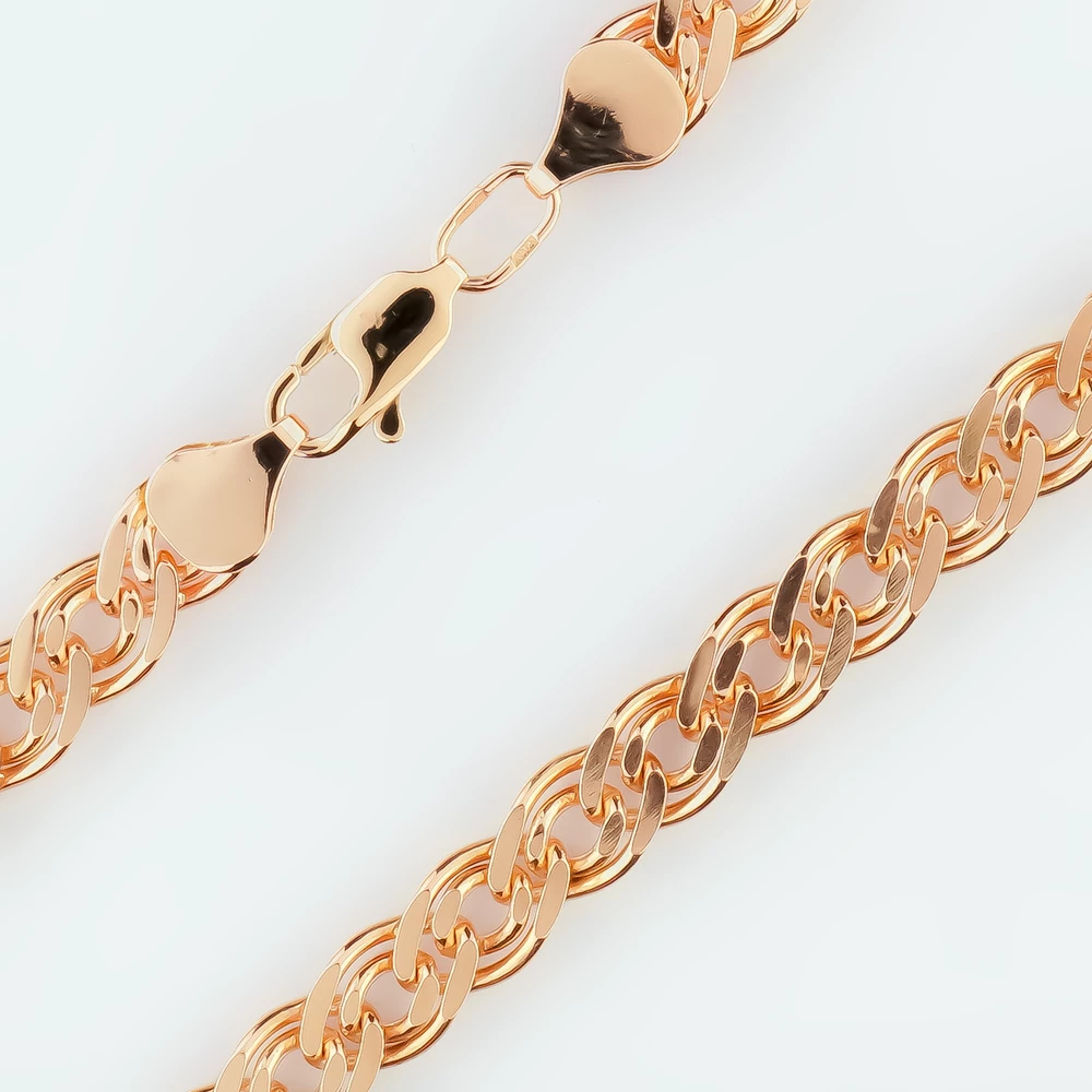 Цепь из красного золота 585 пробы