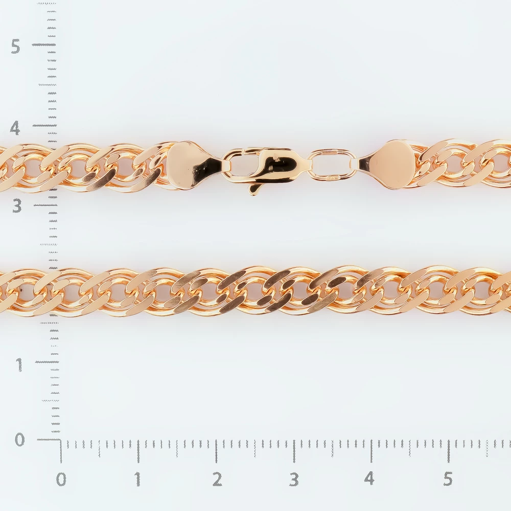 Цепь из красного золота 585 пробы