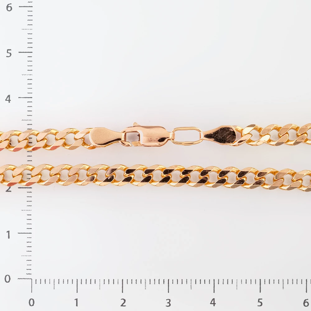 Цепь из красного золота 585 пробы