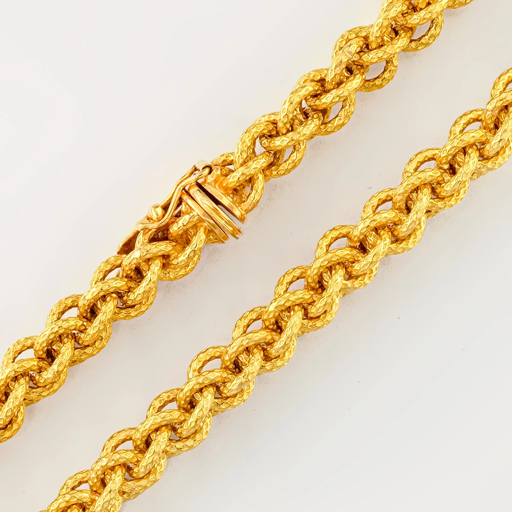 Цепь из желтого золота 750 пробы