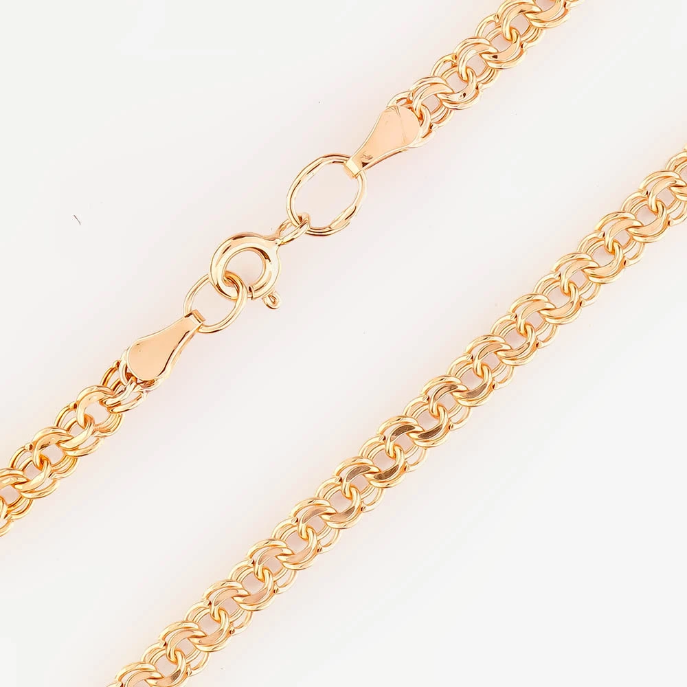 Цепь из красного золота 585 пробы