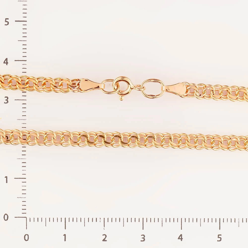 Цепь из красного золота 585 пробы