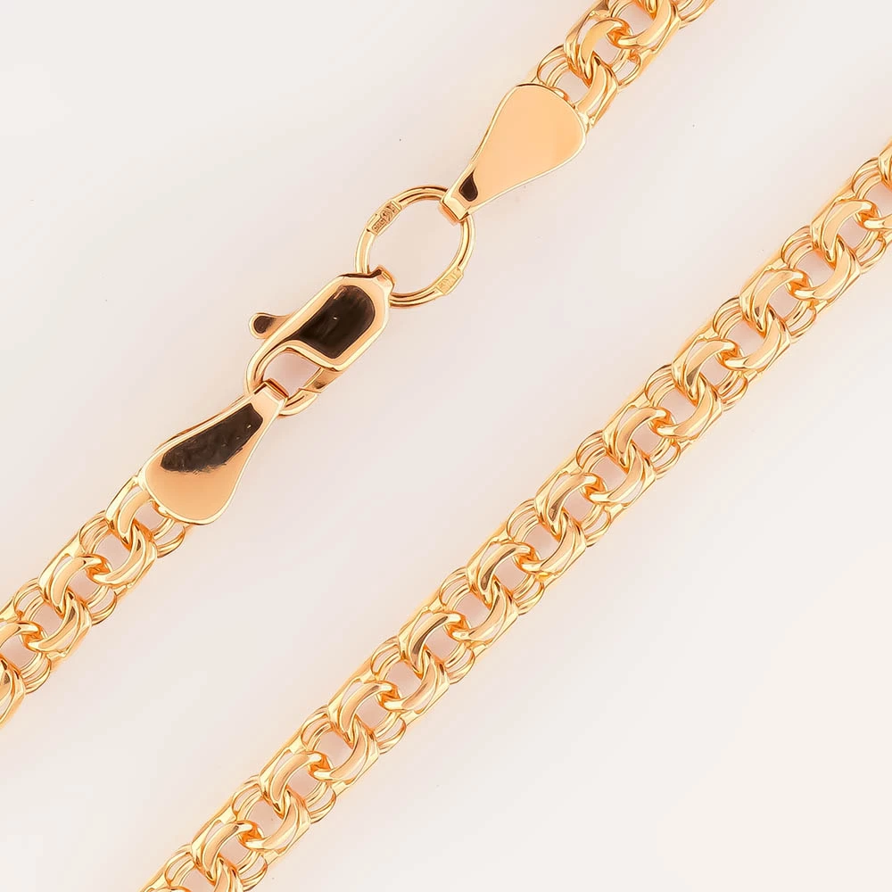 Цепь из красного золота 585 пробы