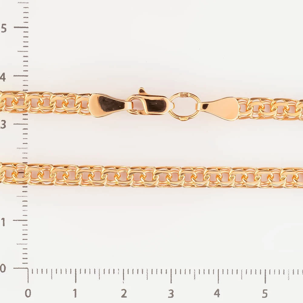 Цепь из красного золота 585 пробы