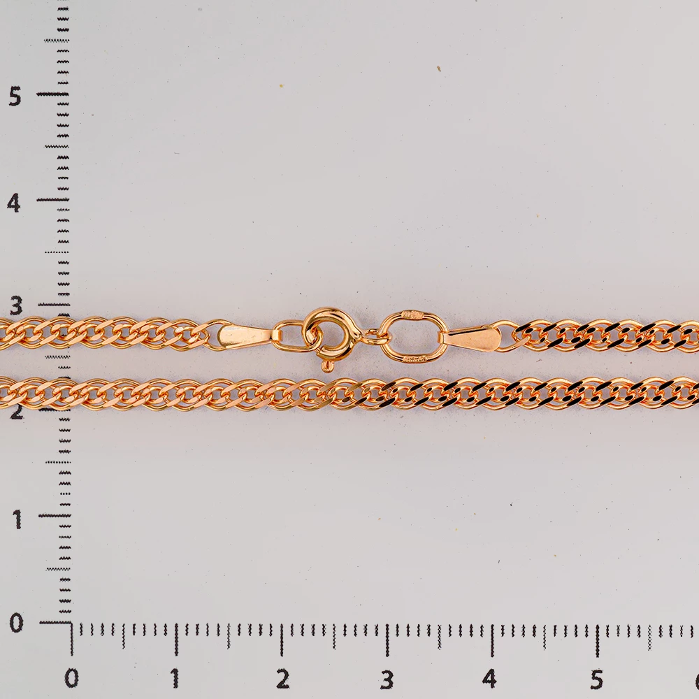 Цепь из красного золота 585 пробы