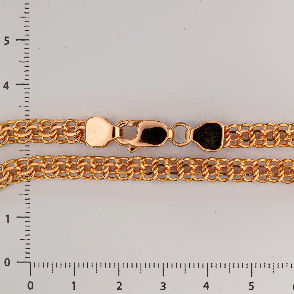Цепь из красного золота 585 пробы