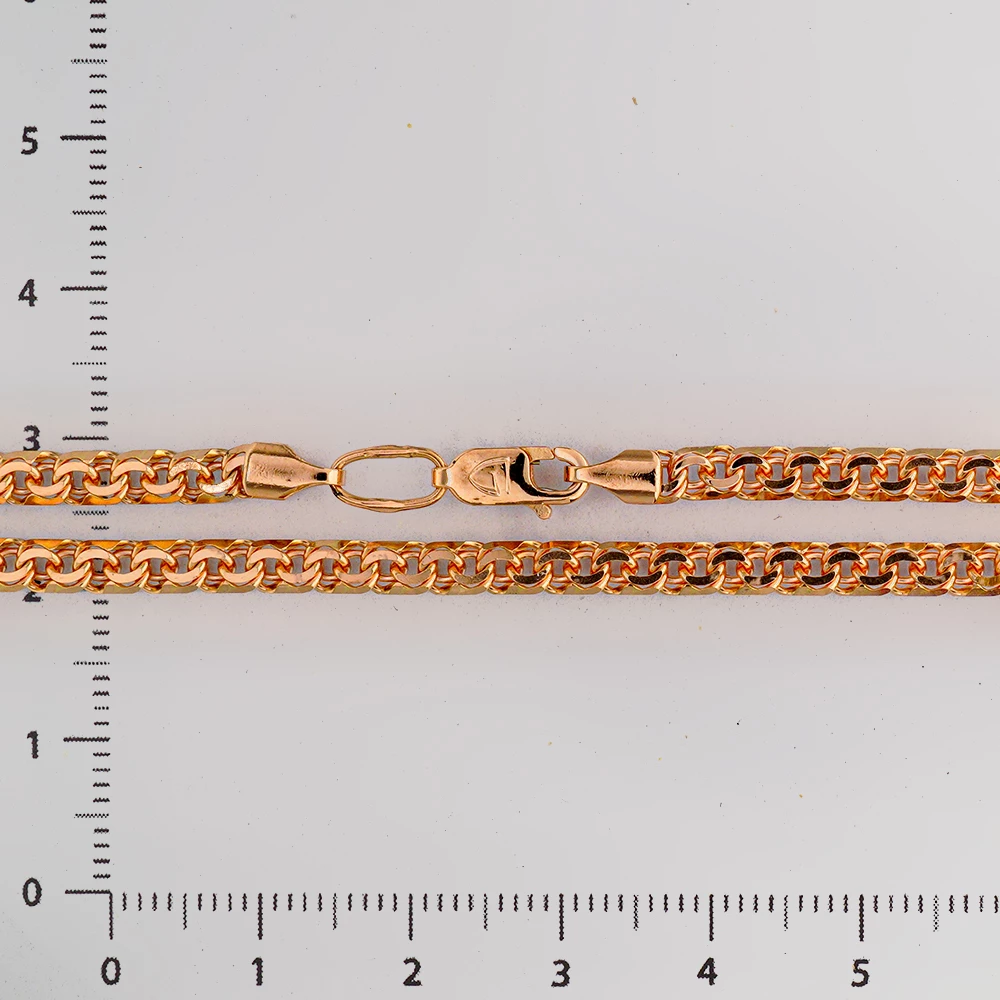 Цепь из красного золота 585 пробы