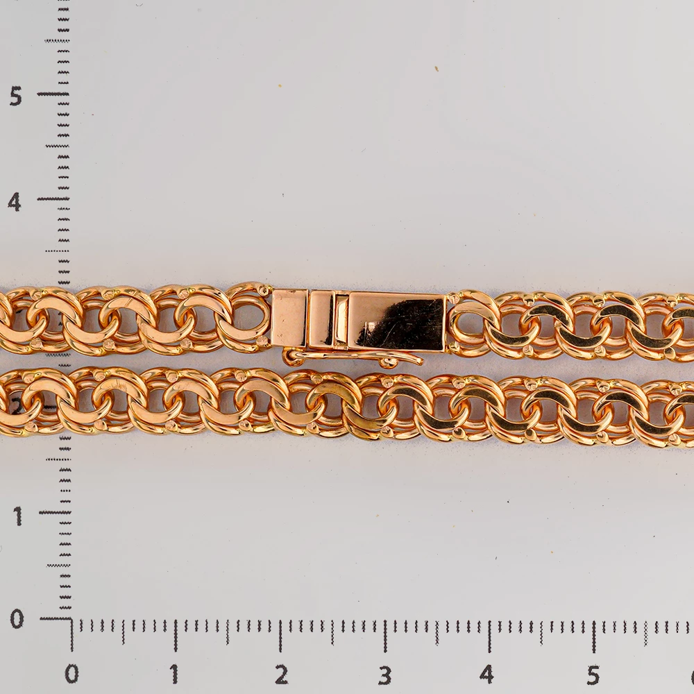 Цепь из красного золота 585 пробы