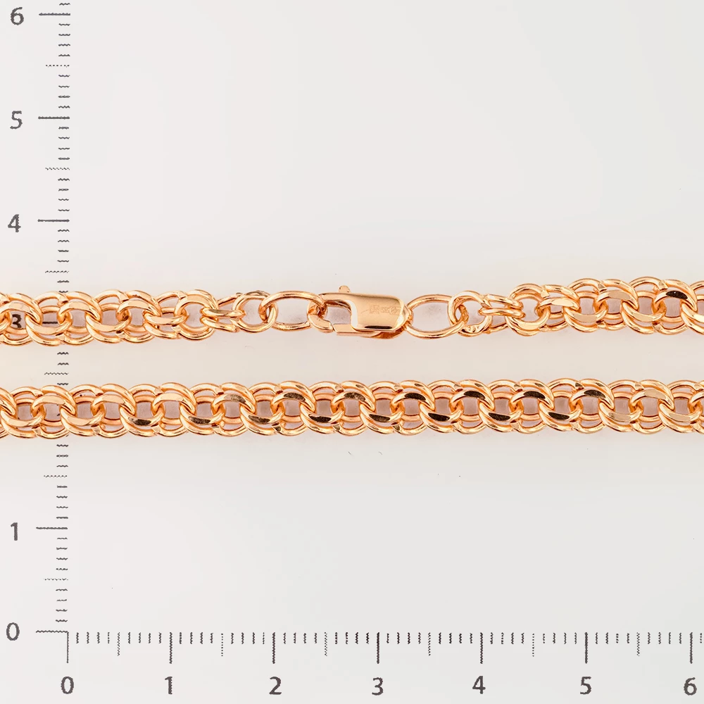 Цепь из красного золота 585 пробы