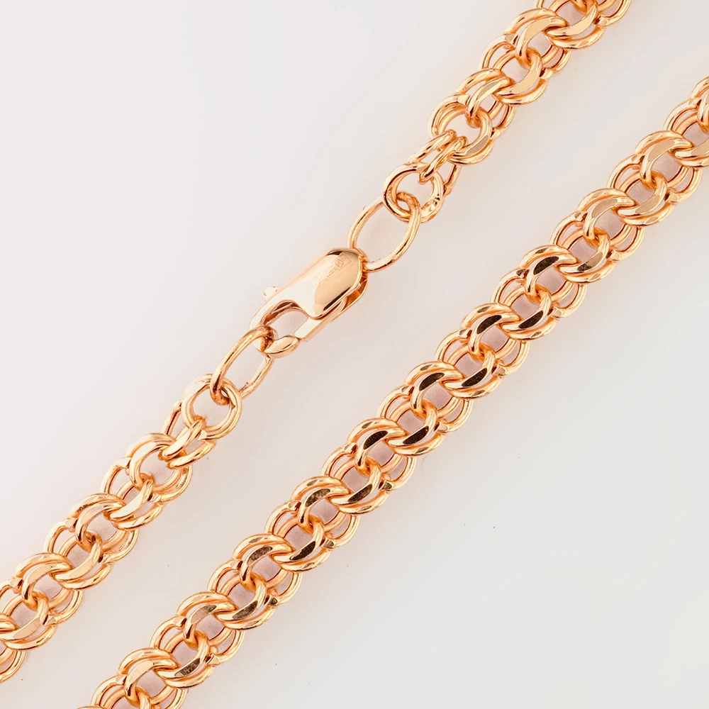 Цепь из красного золота 585 пробы