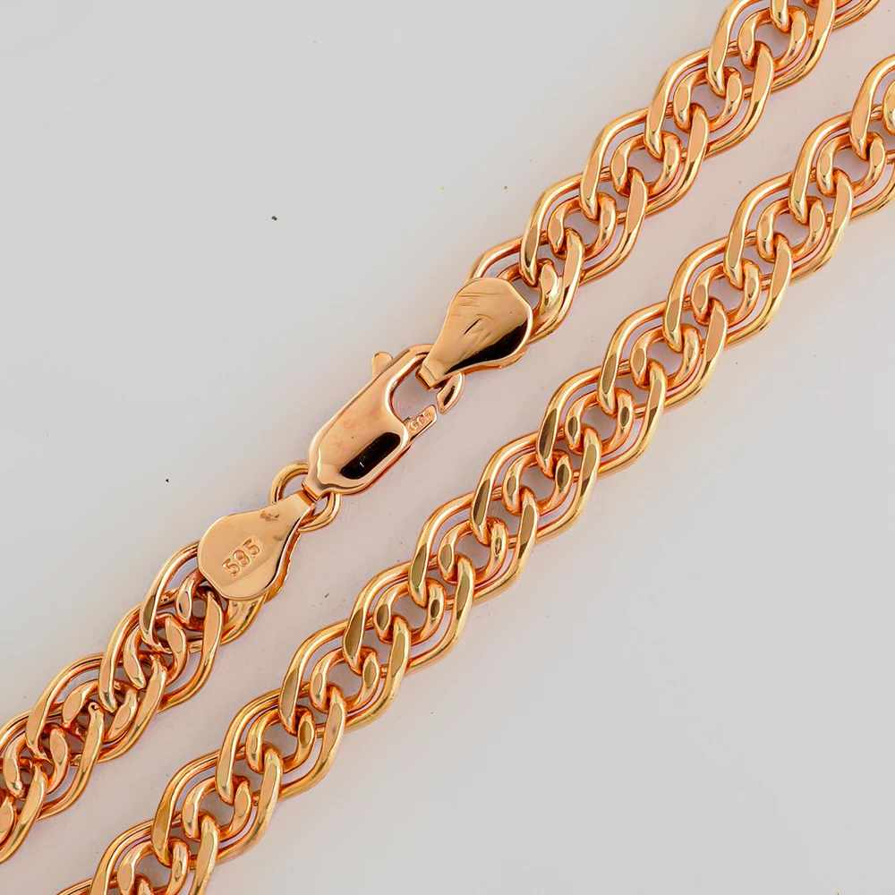 Цепь из красного золота 585 пробы