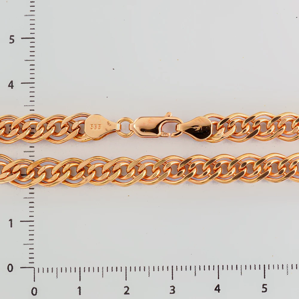 Цепь из красного золота 585 пробы