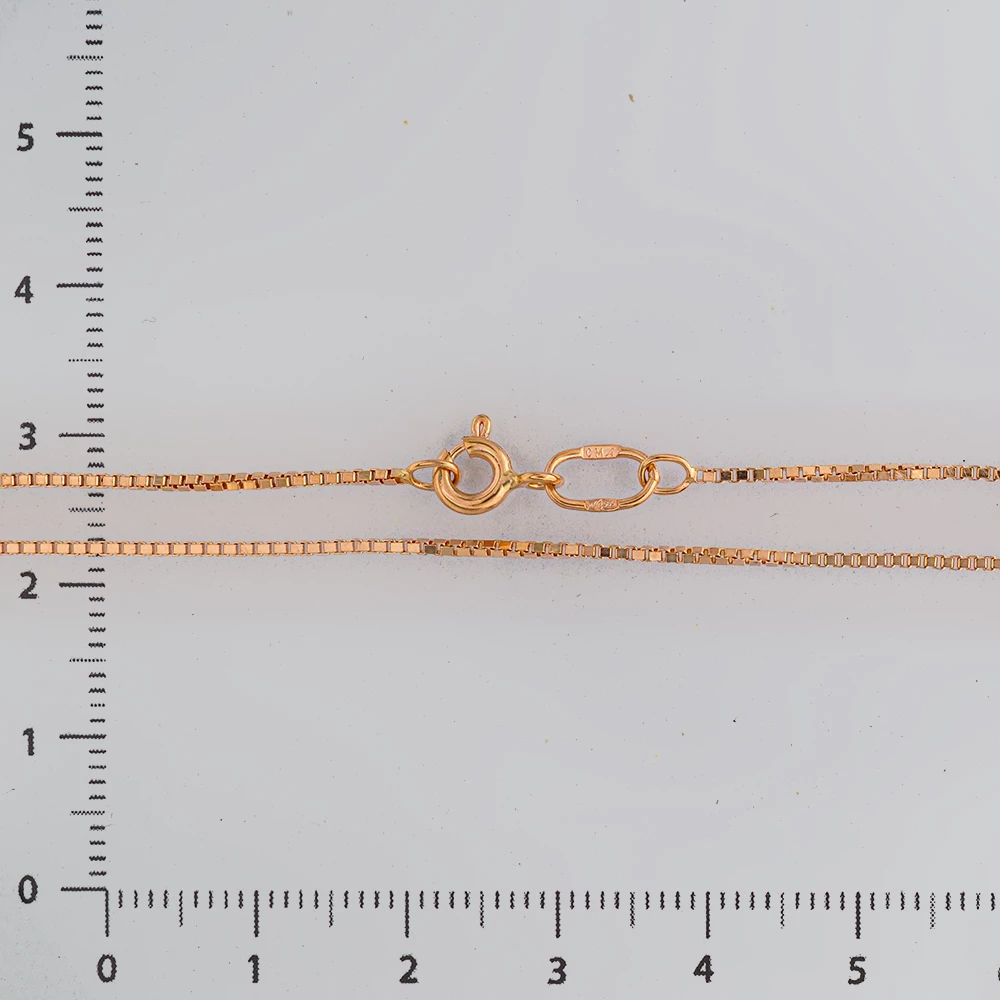 Цепь из красного золота 585 пробы