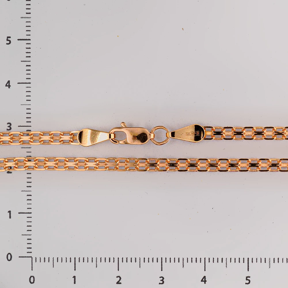 Цепь из красного золота 585 пробы
