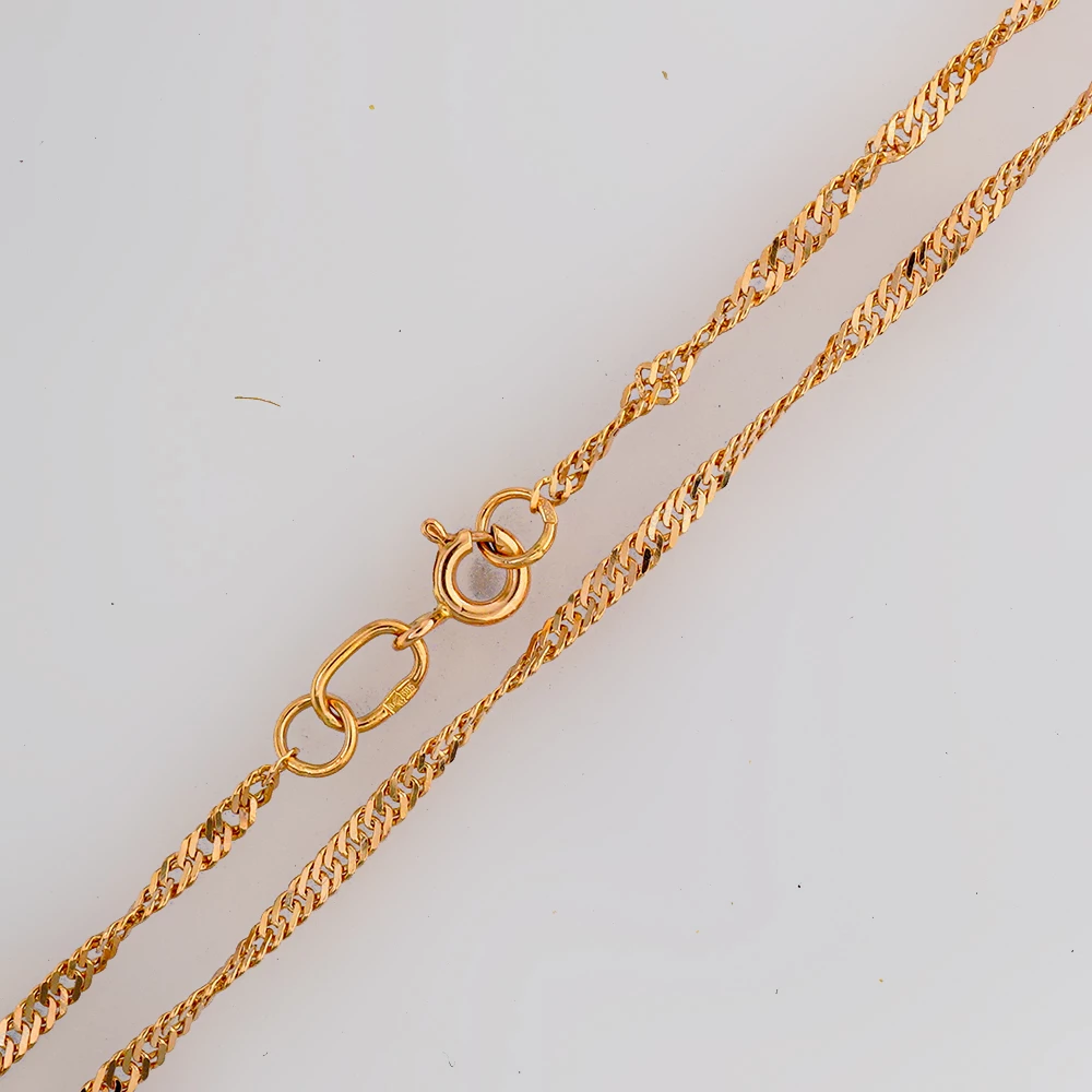 Цепь из красного золота 585 пробы