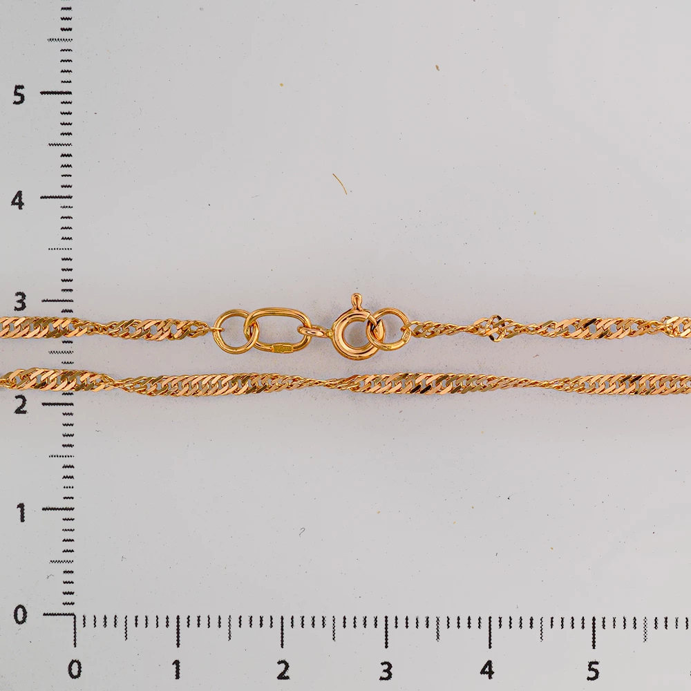 Цепь из красного золота 585 пробы