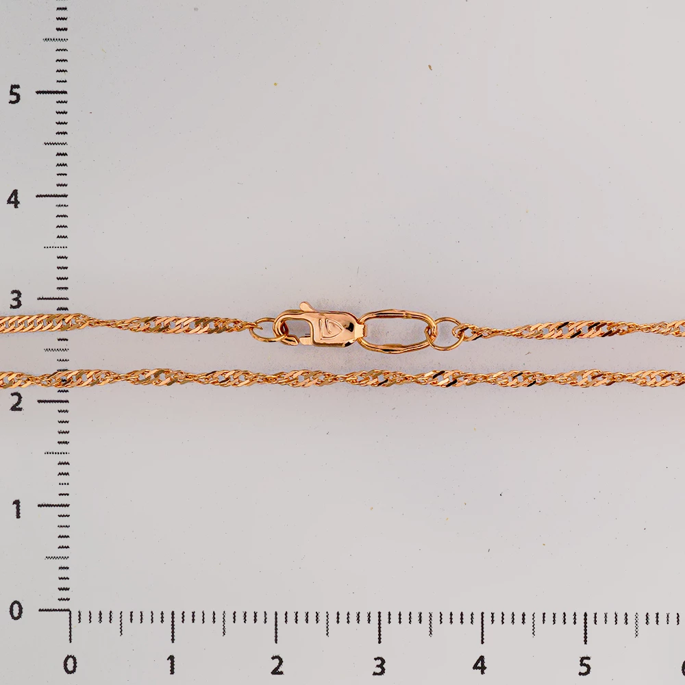 Цепь из красного золота 585 пробы