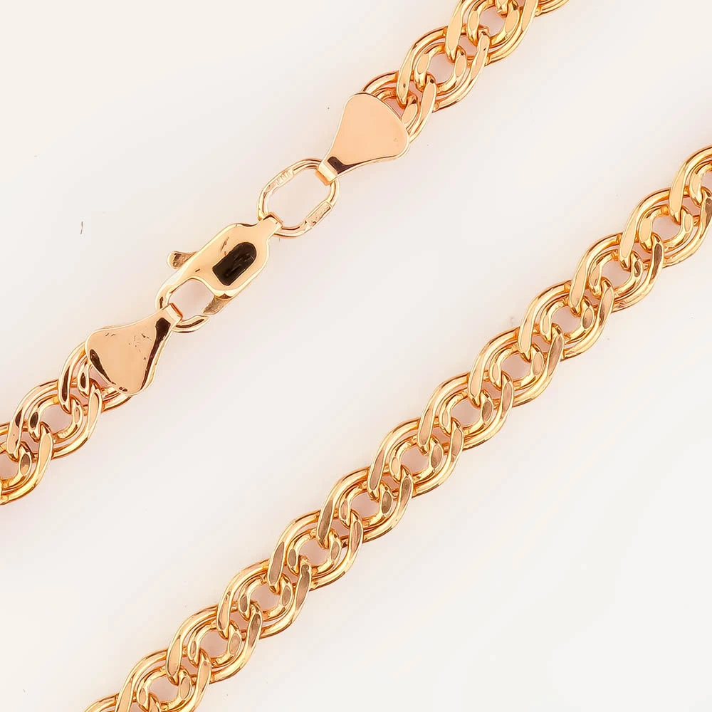 Цепь из красного золота 585 пробы