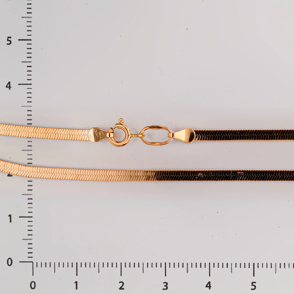 Цепь из красного золота 585 пробы